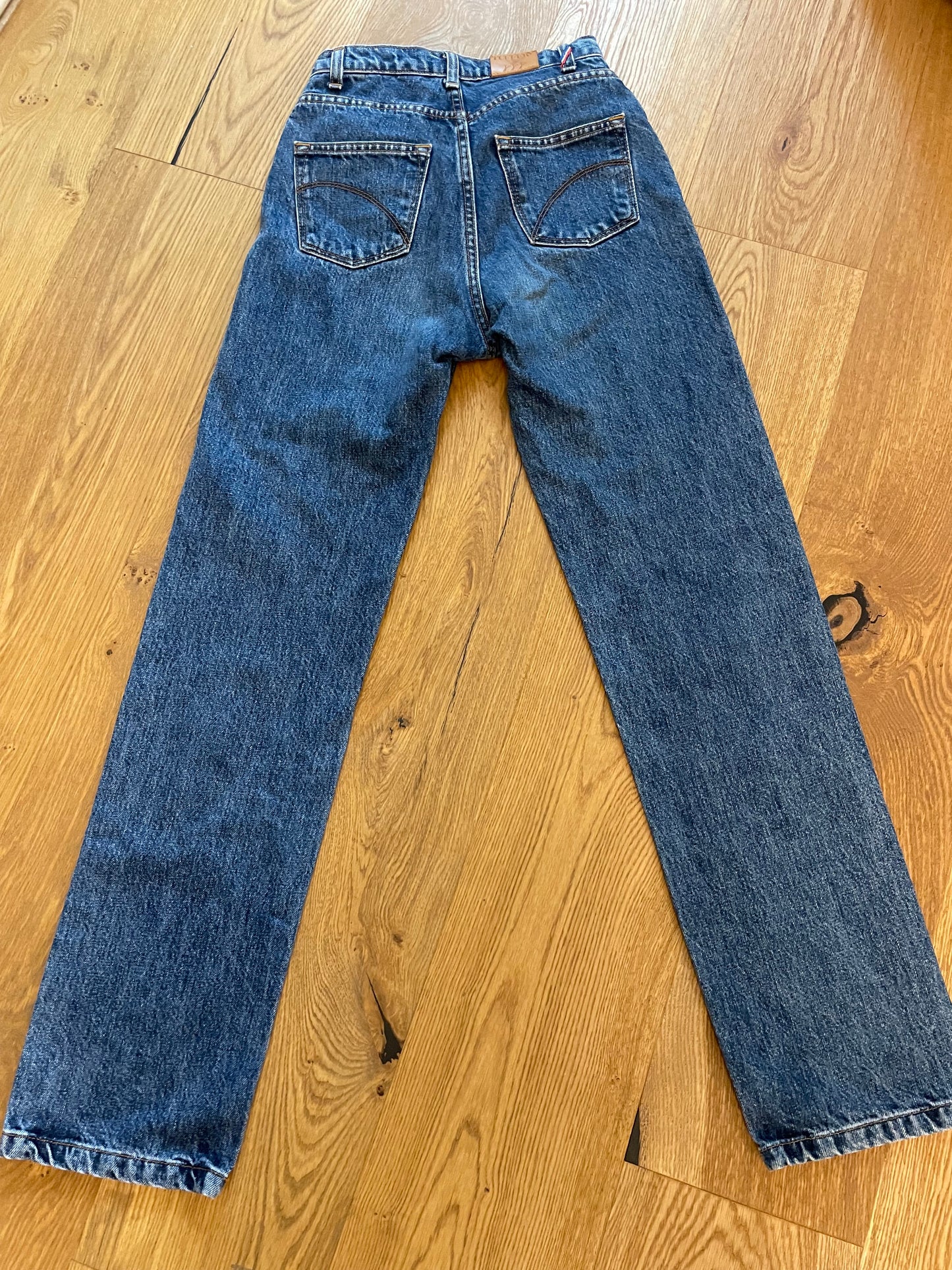 Jean droit taille haute stonewashed - Apolline