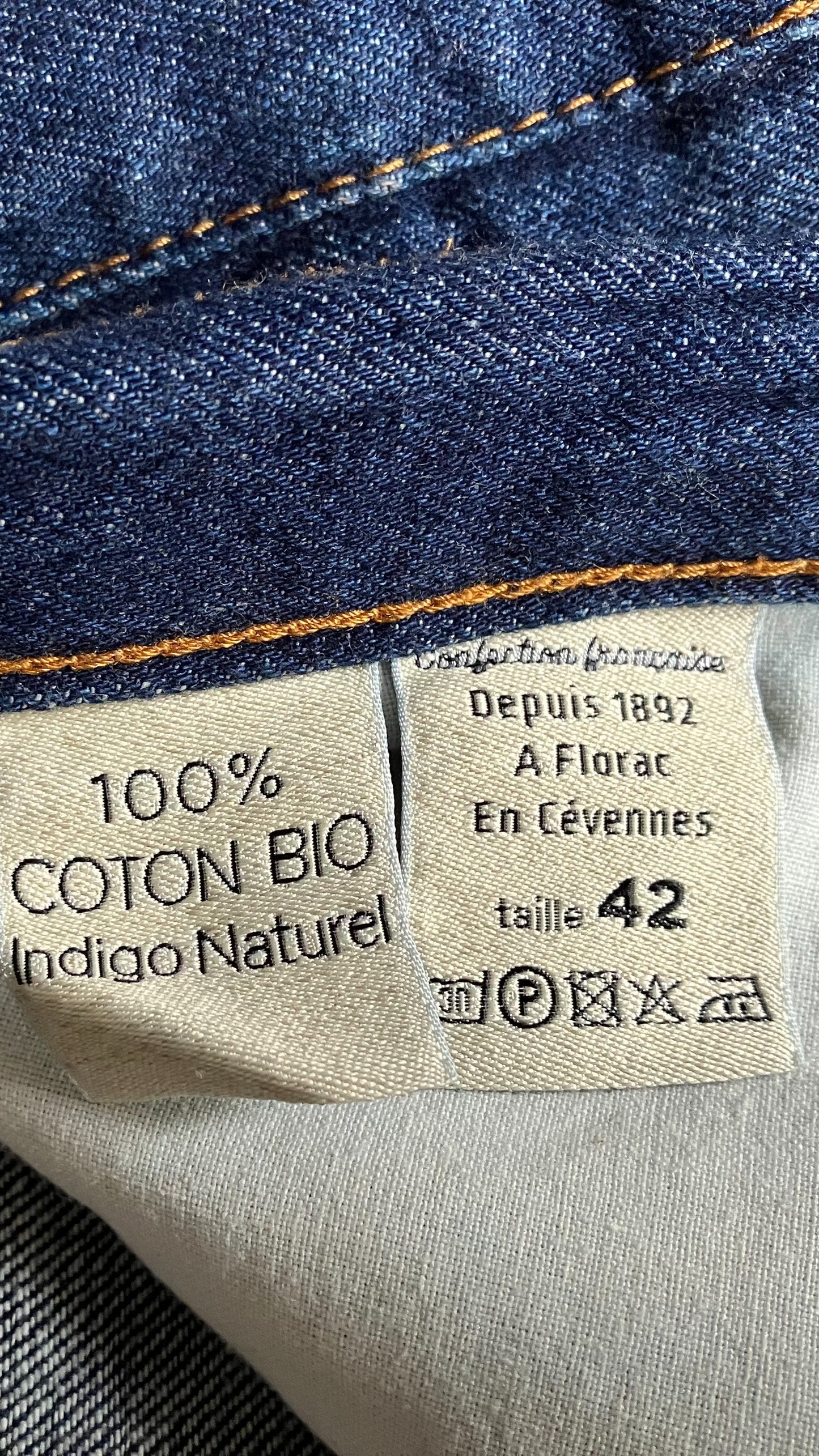 Jean mom taille haute Coton Bio - Marthe