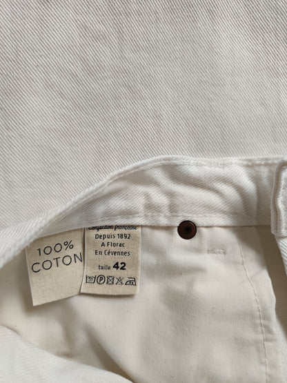 Jean mom taille haute blanc - Marthe