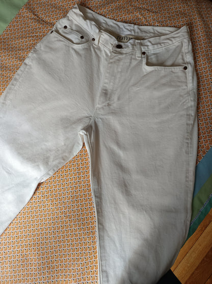 Jean mom taille haute blanc - Marthe