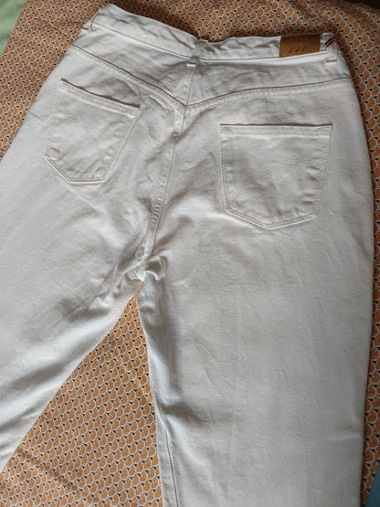 Jean mom taille haute blanc - Marthe