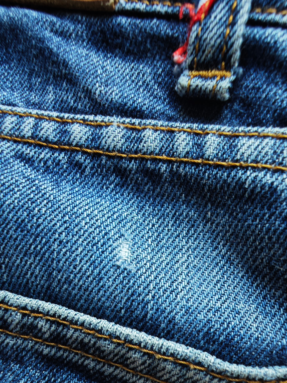 Jean droit taille haute stonewashed - Apolline