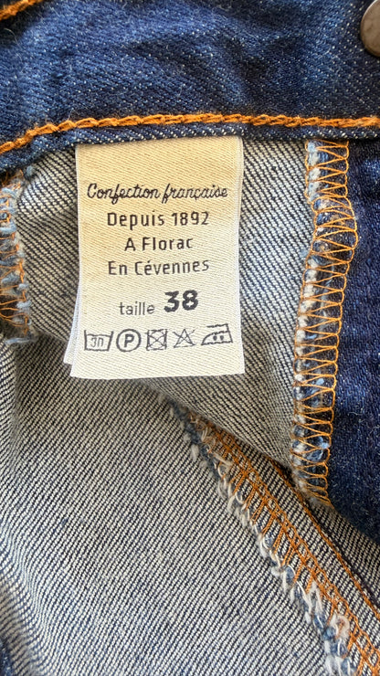 Jupe en jean crayon taille haute Coton Bio - Agathe
