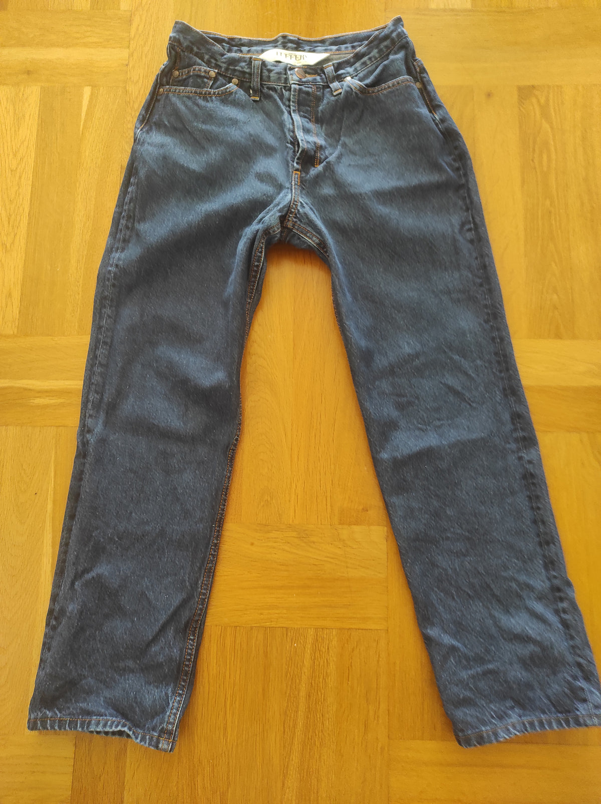 Jean femme droit taille haute Brut - Apolline