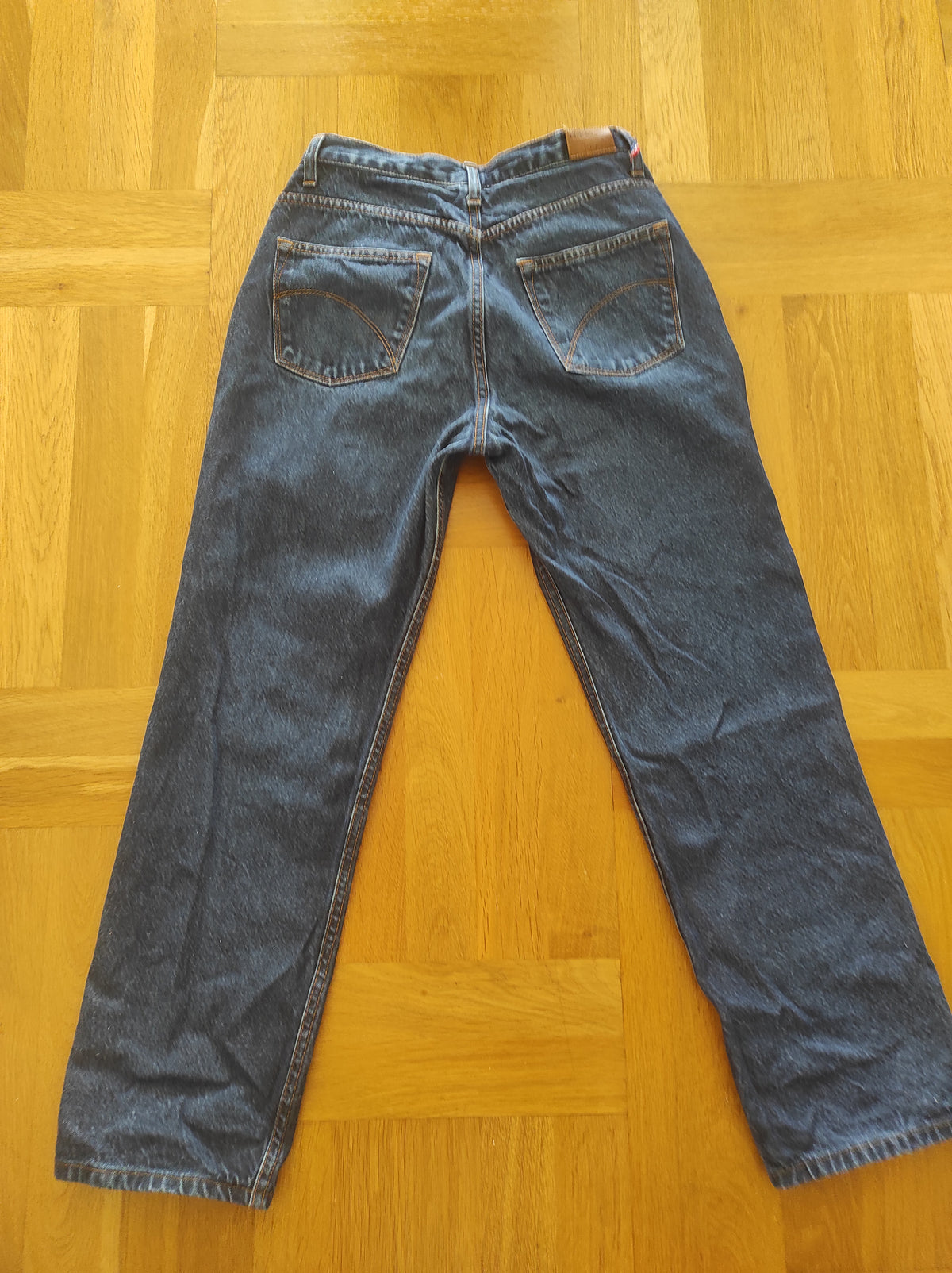 Jean femme droit taille haute Brut - Apolline