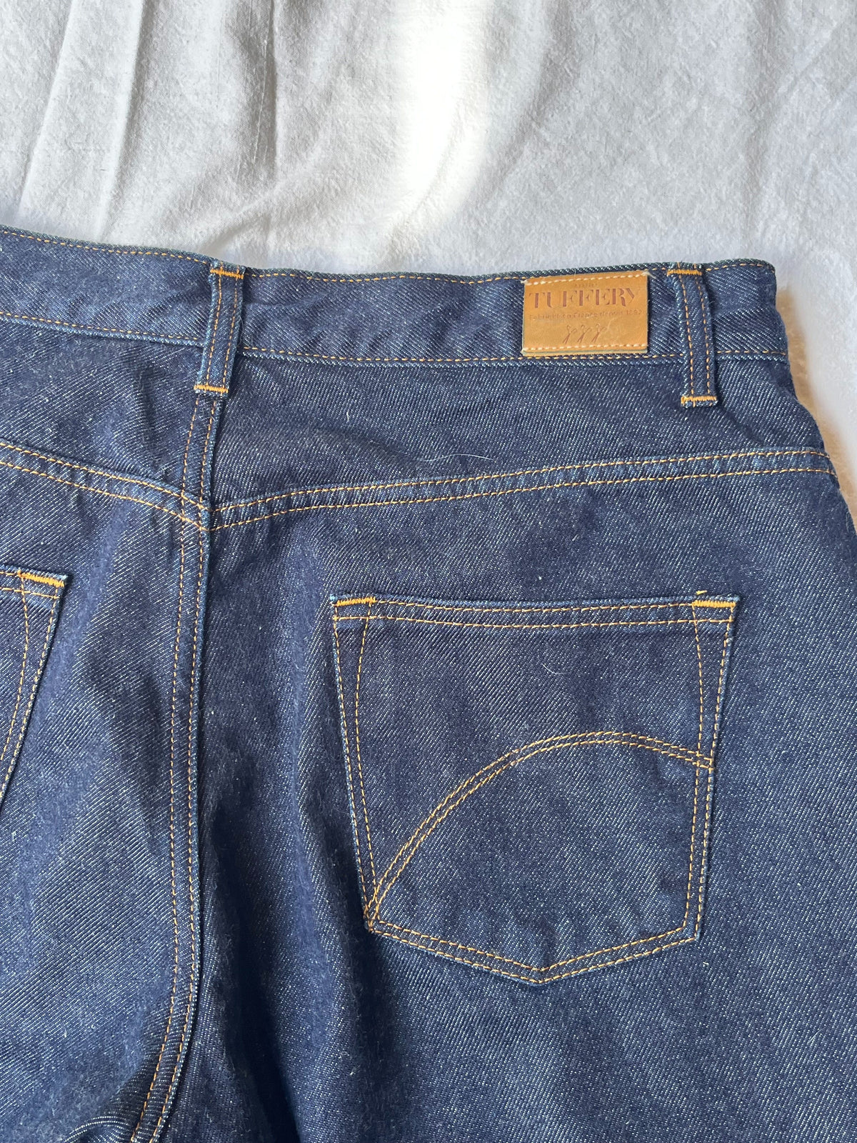 Jean femme droit taille haute Brut - Apolline