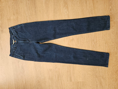 Chino ajusté taille haute Brut Coton Bio - Léonie
