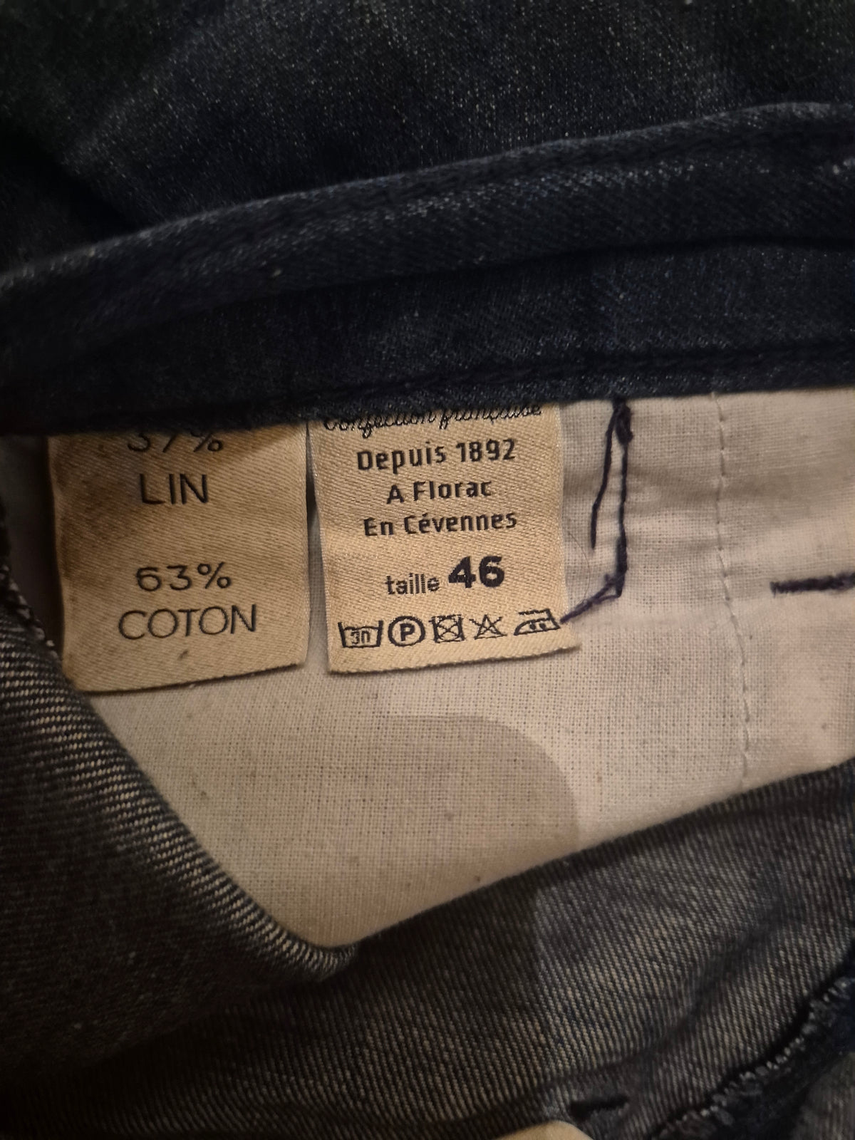 Short unisexe en jean Lin Français - Antoni