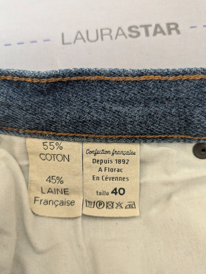 Jean mom taille haute Laine Française - Marthe