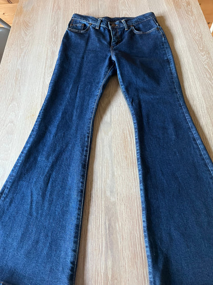 Jean femme flare taille semi-haute Stonewashed - Margot