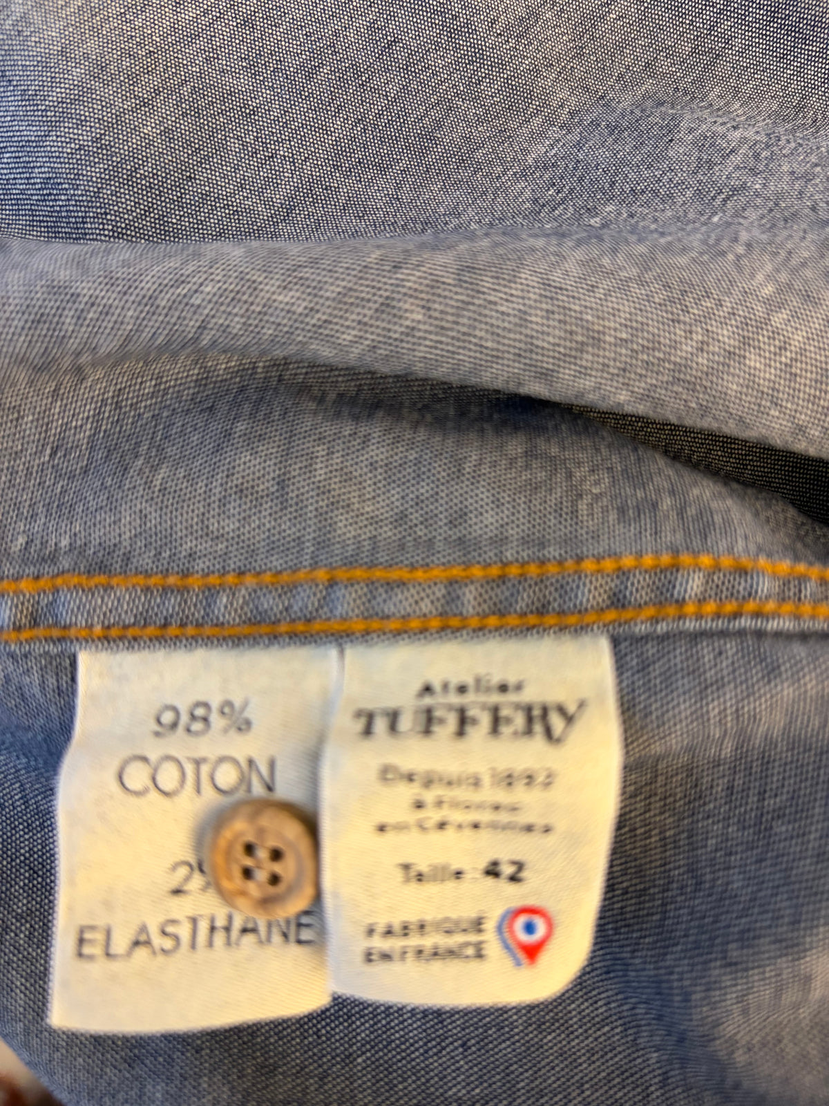 Chemise en jean Brut homme - Cévennes