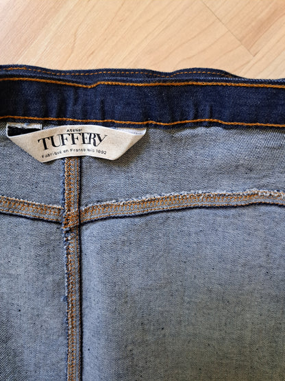 Jupe en jean crayon taille haute Coton Bio - Agathe
