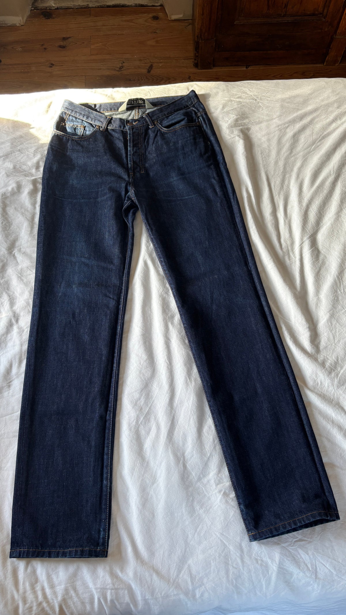 Jean homme droit taille haute brut - Célestin