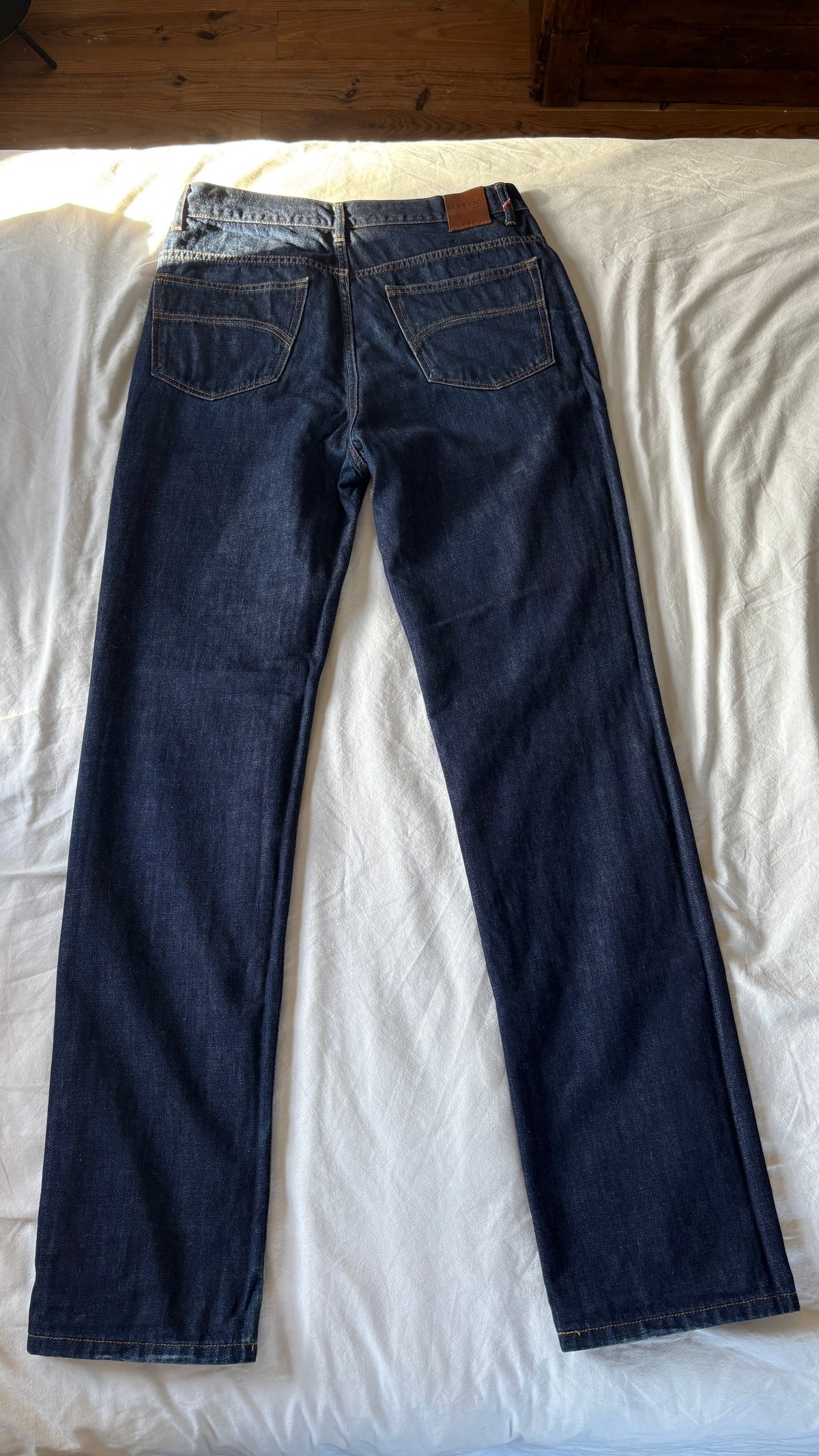 Jean homme droit taille haute brut - Célestin
