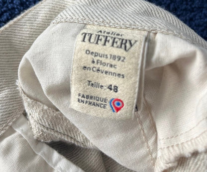 Chino homme droit ajusté Chanvre Naturel - Ernest