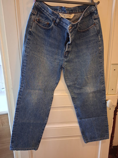 Jean homme droit taille haute Stonewashed - Célestin