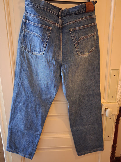 Jean homme droit taille haute Stonewashed - Célestin