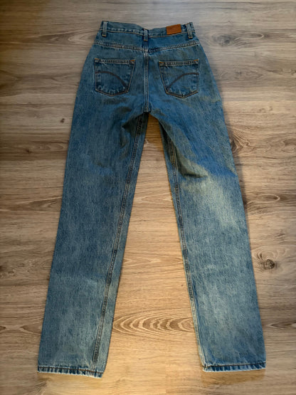 Jean droit taille haute clair – Apolline