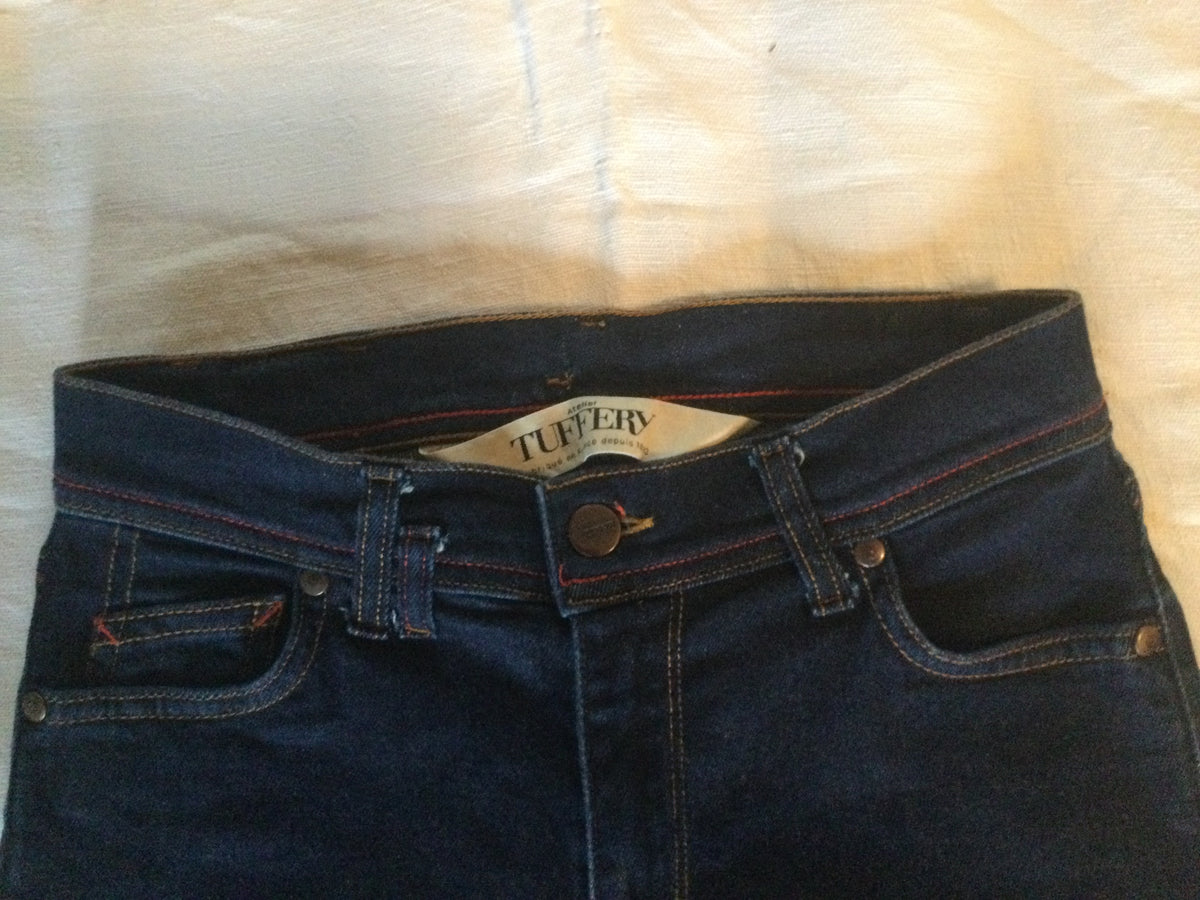 Jean femme ajusté taille standard Bleu Bio – Augusta