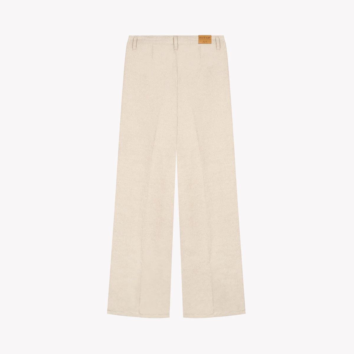 Gabi - Pantalon femme large taille haute – Chanvre Naturel