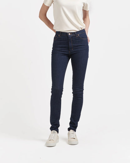 Marianne - Jean femme slim taille haute Coton Bio