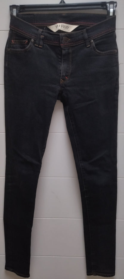Jean slim taille standard Noir - Mathilde