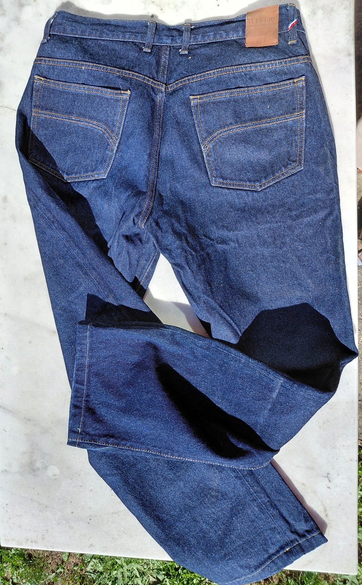 Jean homme droit taille haute brut - Célestin