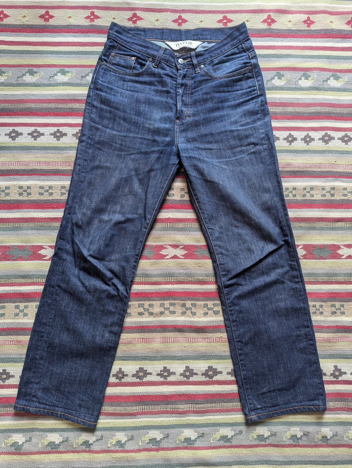 Jean homme droit taille haute brut - Célestin