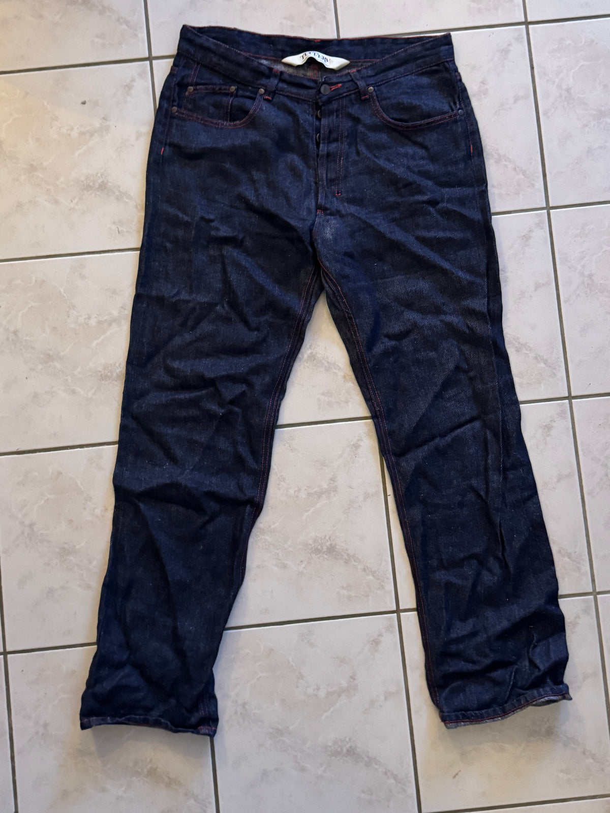 Jean unisexe large taille haute chanvre – Désiré
