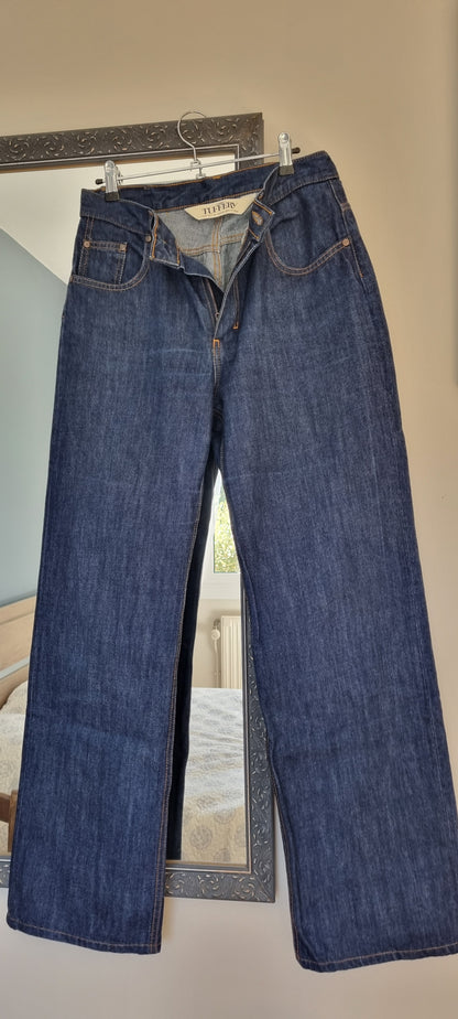 Jean femme large taille haute brut - Désiré