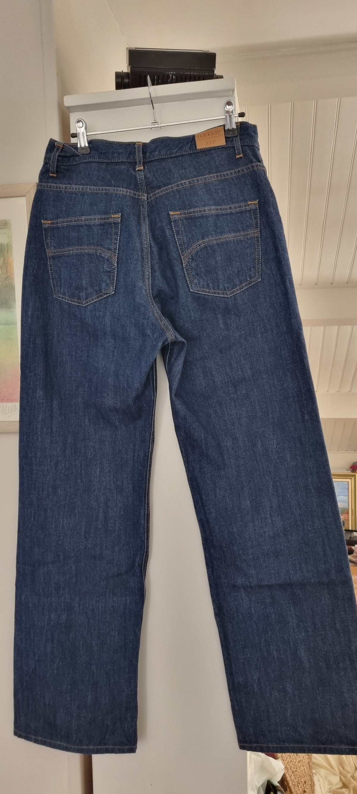 Jean femme large taille haute brut - Désiré