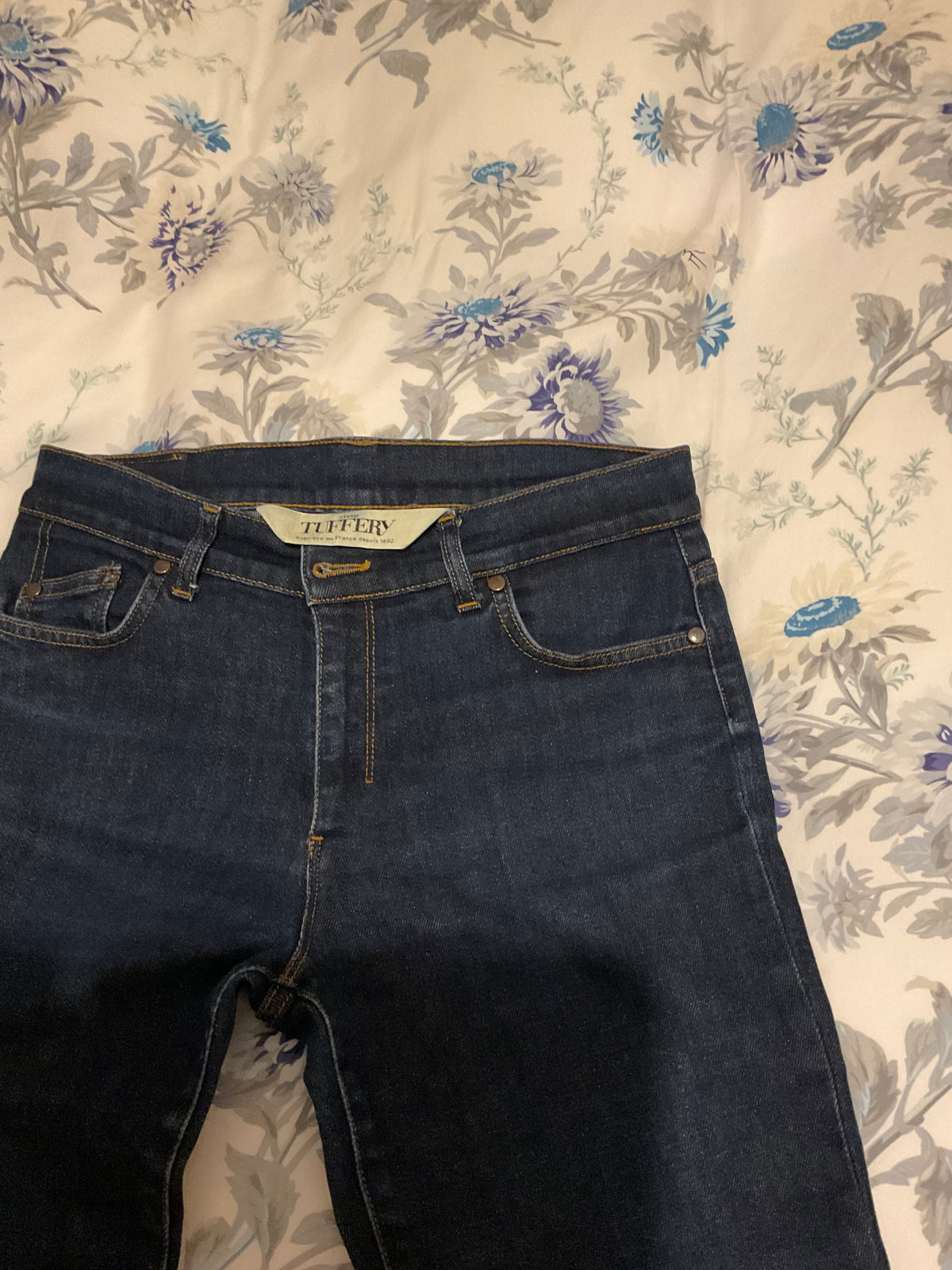 Augusta - Jean femme ajusté taille standard Bleu
