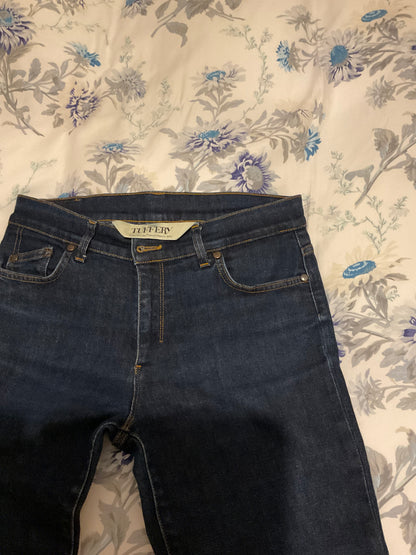 Augusta - Jean femme ajusté taille standard Bleu