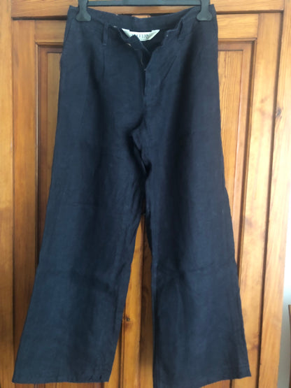 Pantalon femme droit taille haute 100% Lin - Gabi