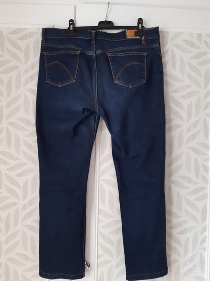 Augusta - Jean femme ajusté taille standard Bleu