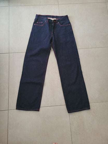 Jean unisexe large taille haute chanvre – Désiré