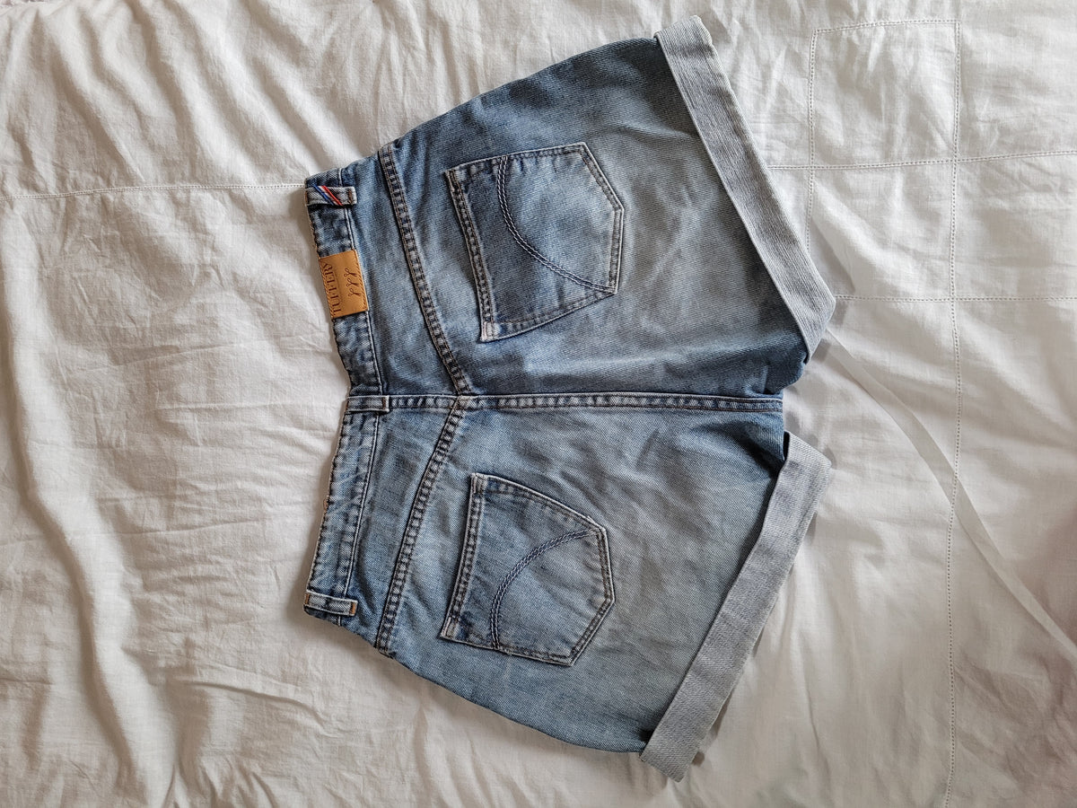 Short en jean taille haute - Aimé