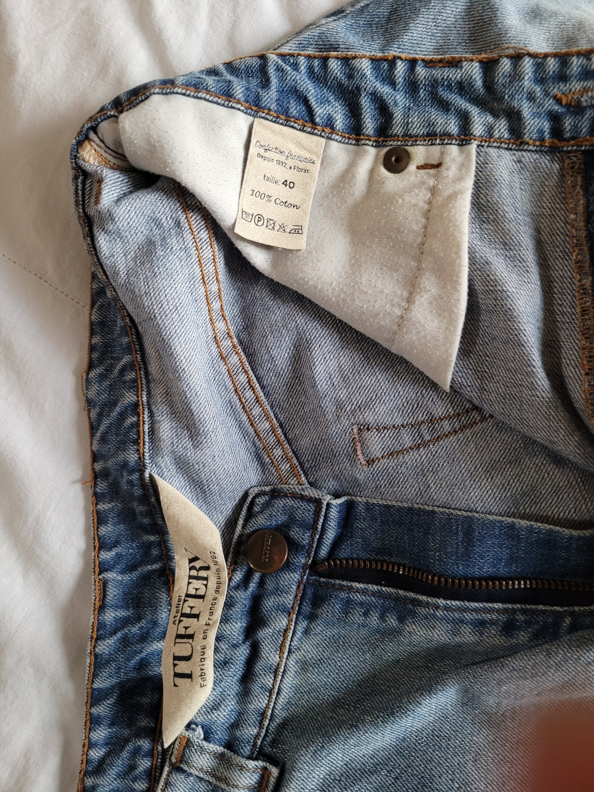 Short en jean taille haute - Aimé