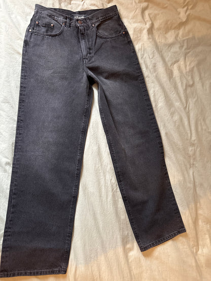 Jean femme baggy Noir Délavé - Gaspard