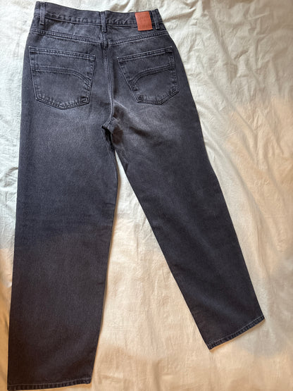 Jean femme baggy Noir Délavé - Gaspard