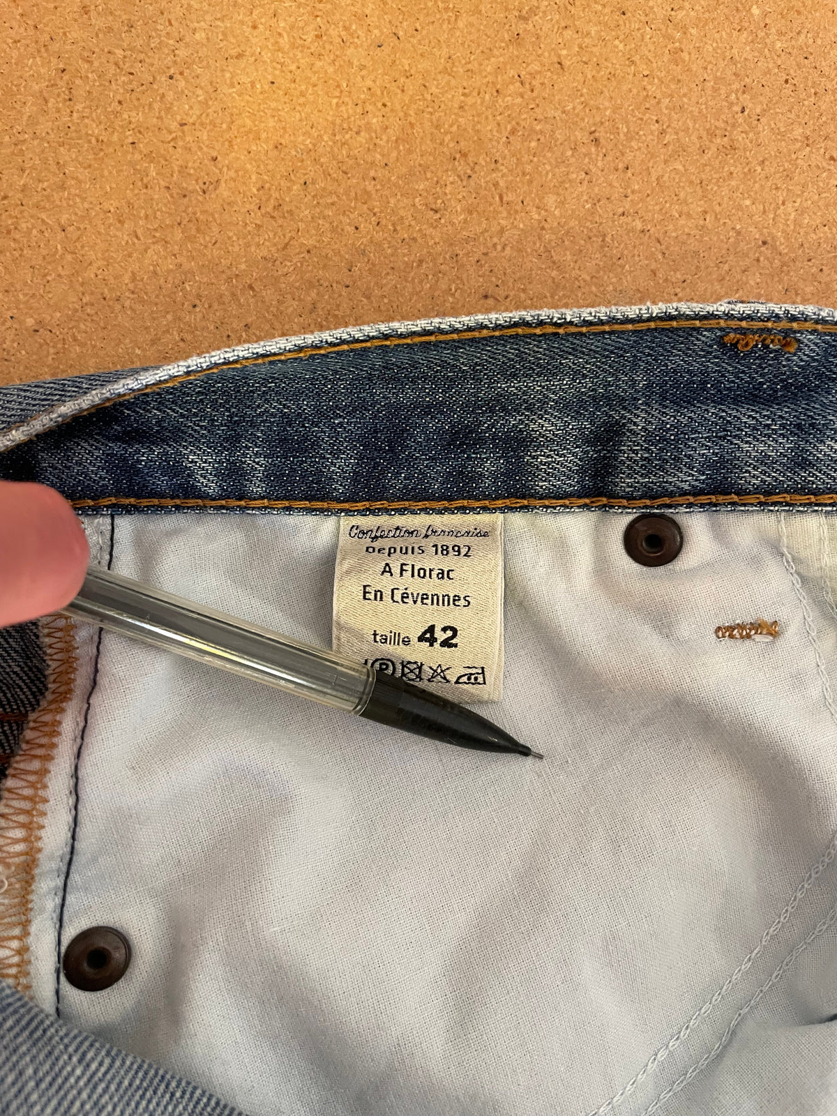 Jean mom taille haute Clair - Marthe