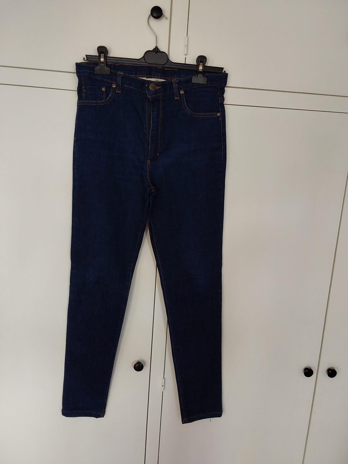 Jean slim taille haute Coton Bio - Marianne