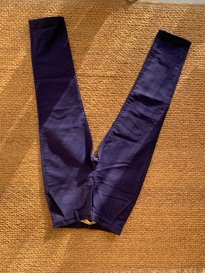 Chino ajusté taille haute Moleskine - Léonie