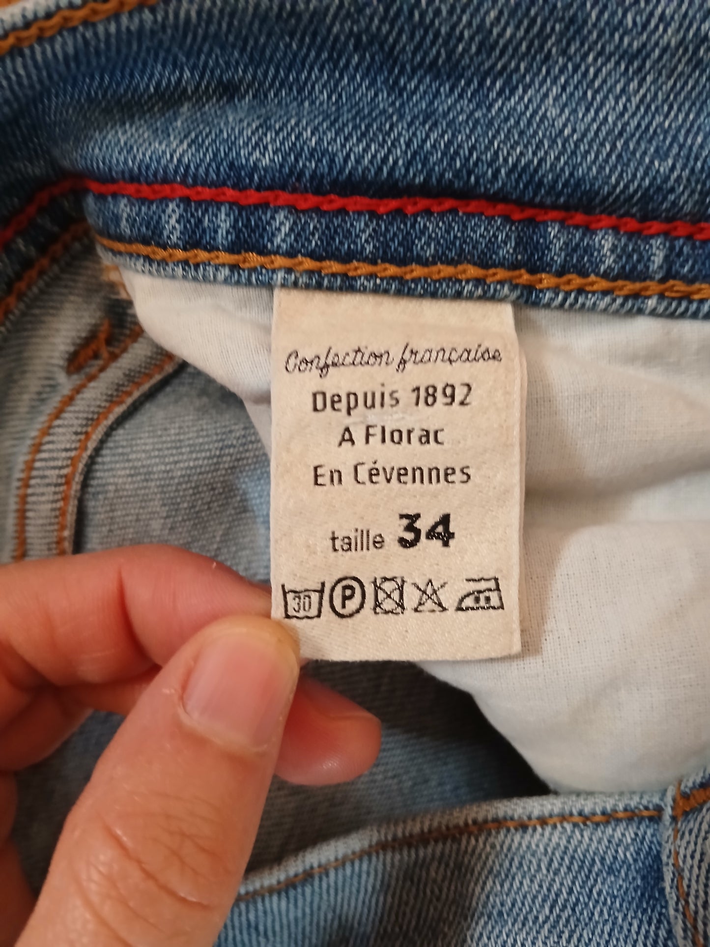 Jean slim taille standard Clair - Mathilde