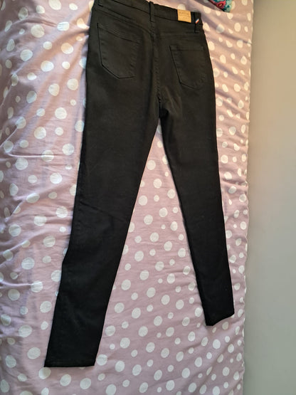 Jean slim Taille Haute Noir – Marianne
