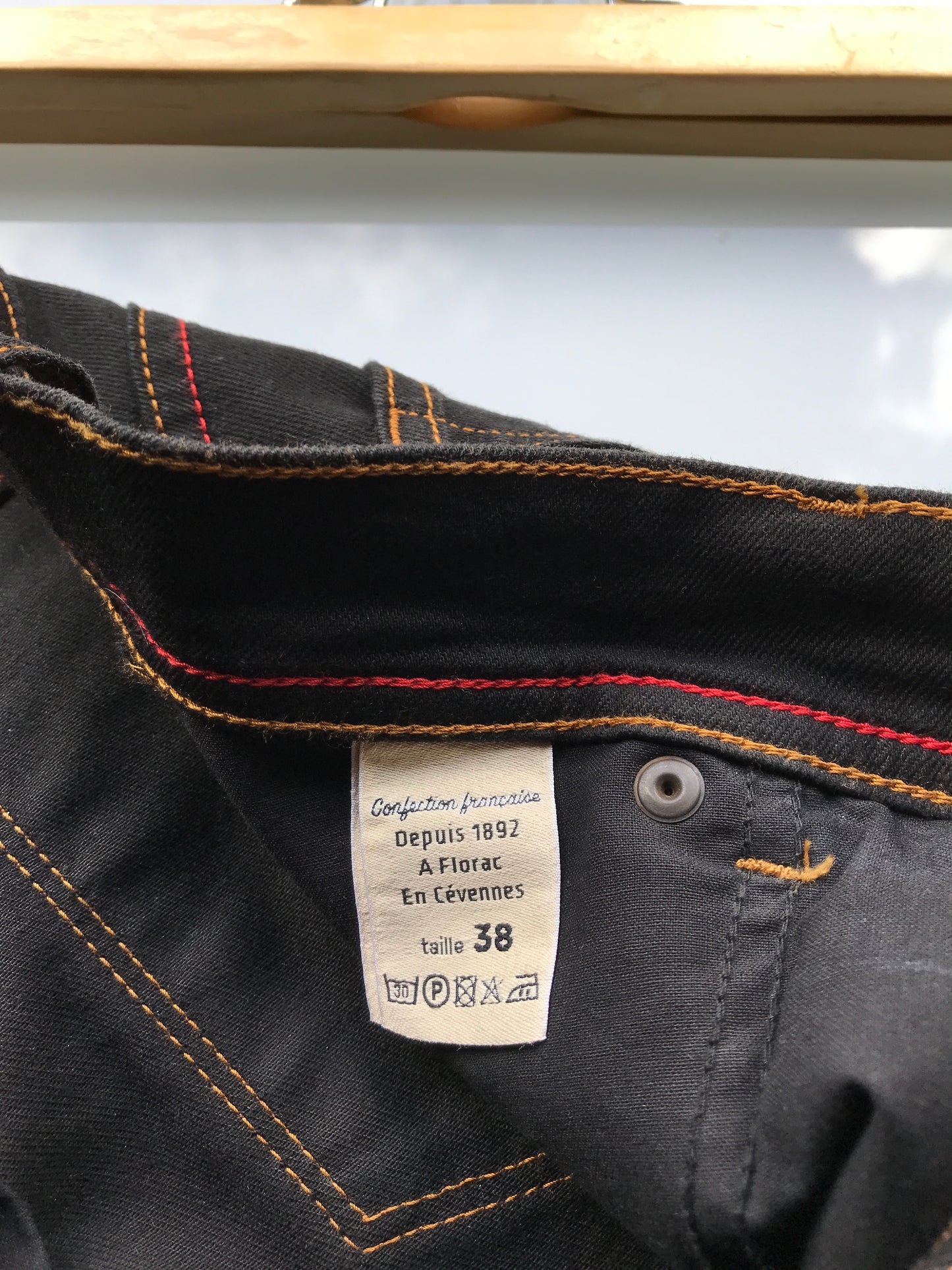 Jean slim taille standard Noir - Mathilde