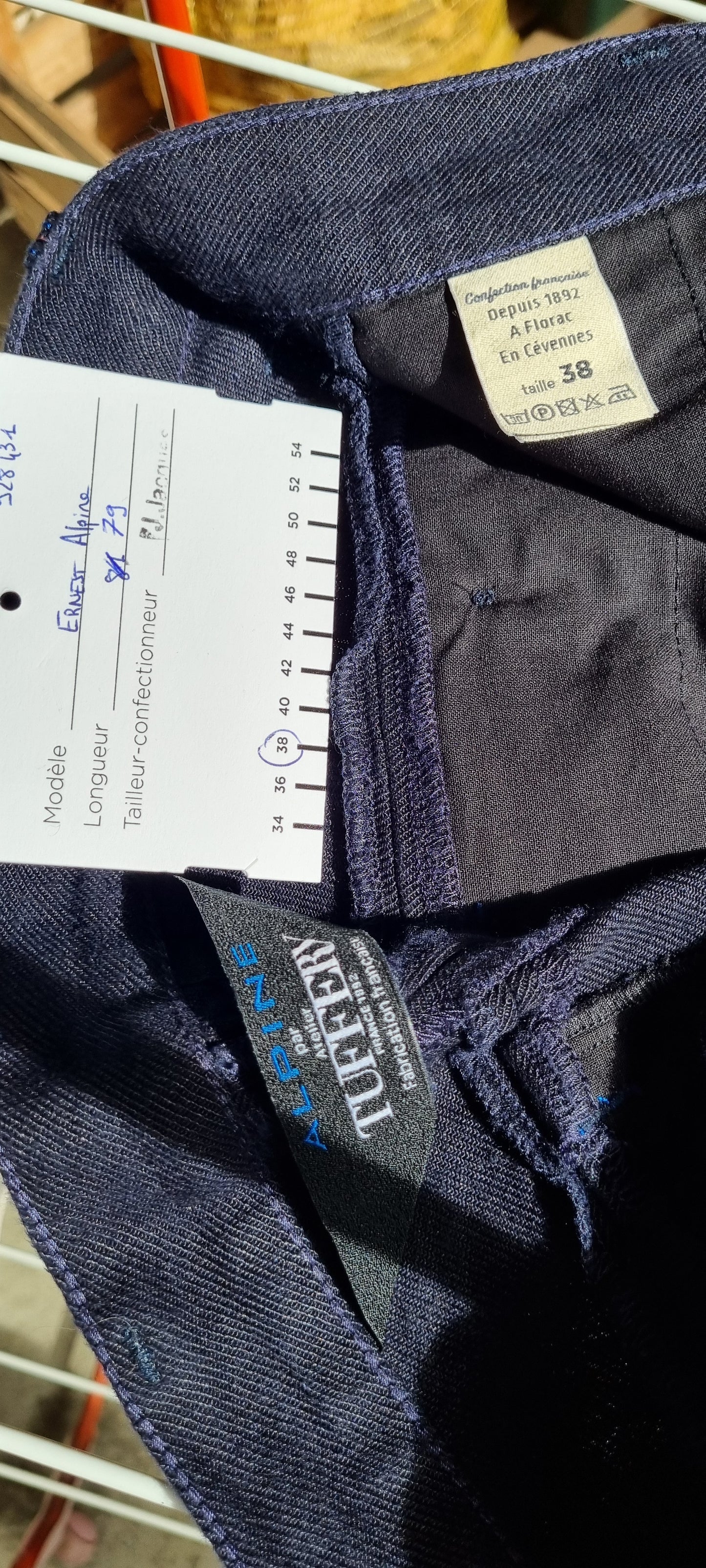 Chino Droit Ajusté Alpine 100% Lin Français - Ernest