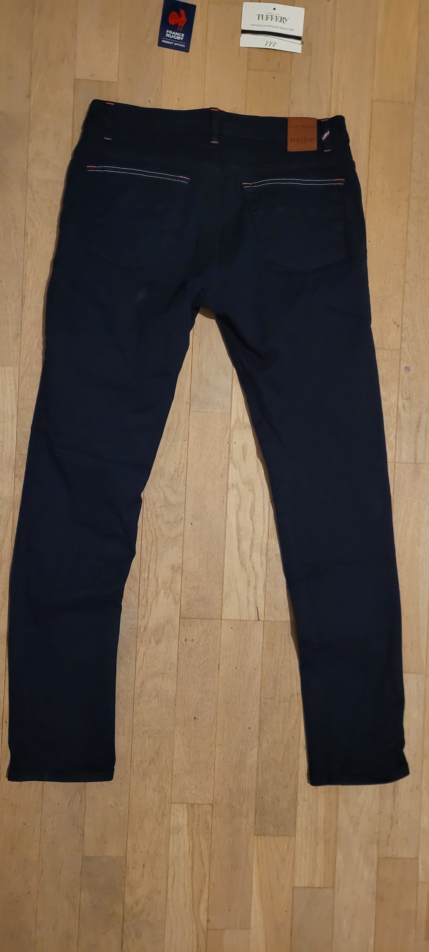 Jean ajusté brut bio France Rugby – Alphonse