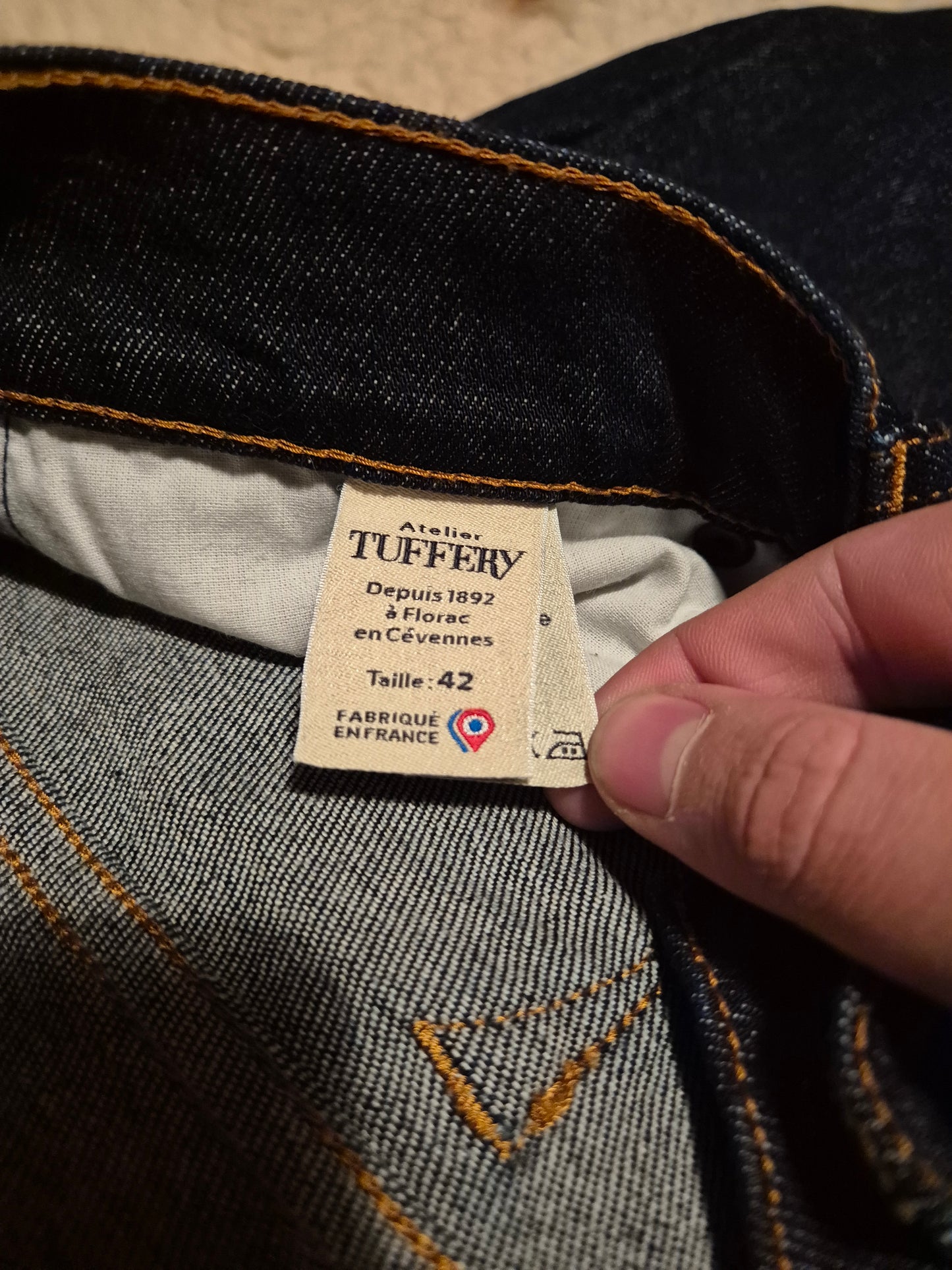 Jean droit ajusté Brut - Augusta