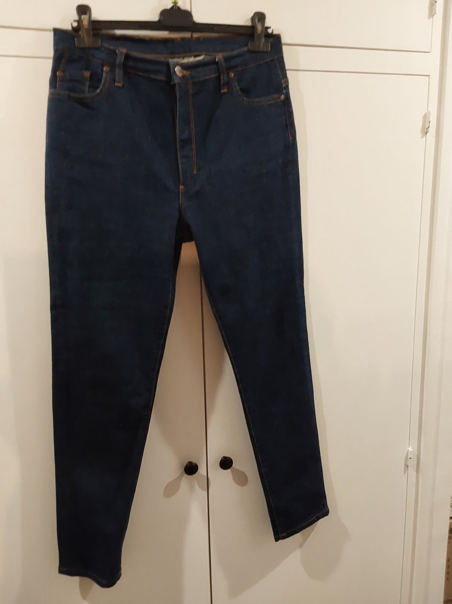 Jean slim taille haute Coton Bio - Marianne